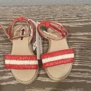 NWT Janie and Jack Woven Sandals
